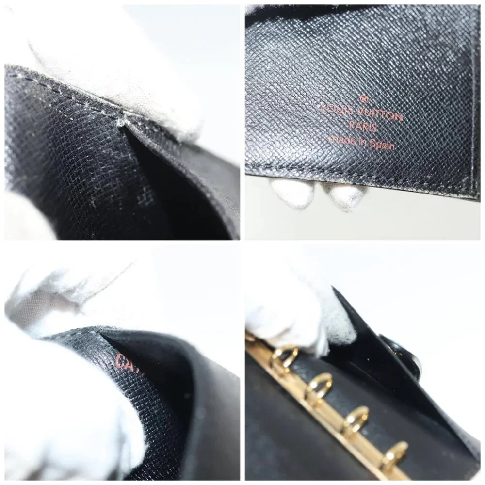 LOUIS VUITTON Epi Agenda PM Day Planner Cover Blue R20055 LV Auth bs28570